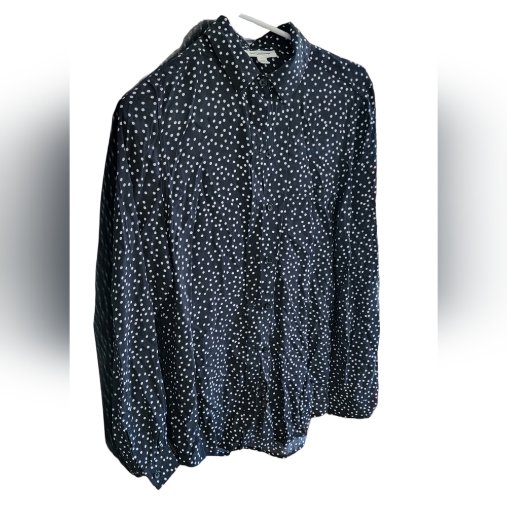 Beach Lunch Lounge Button Down Collard Shirt - image 1